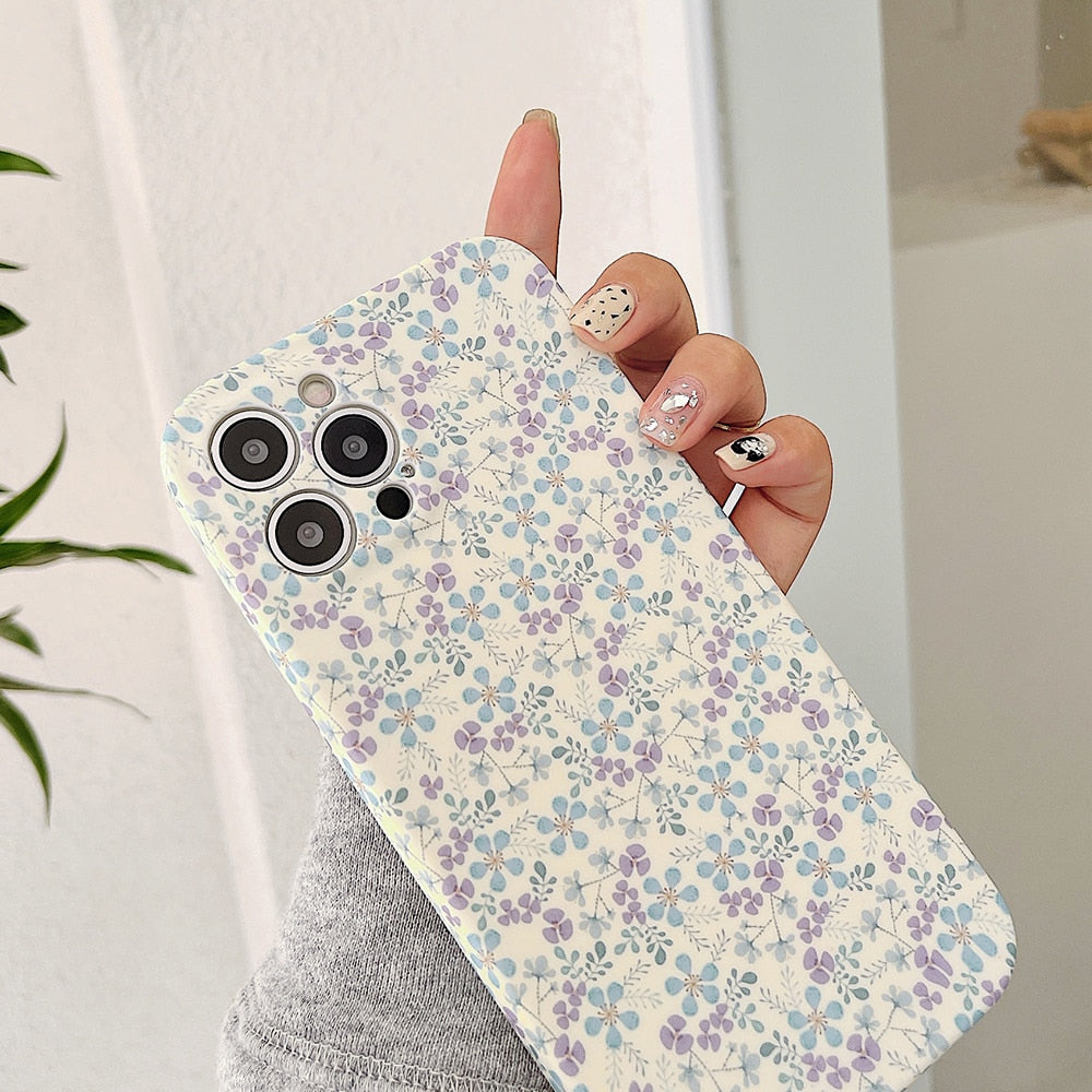 Lavender Flower Phone Case For iPhone