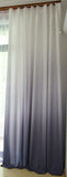Blue | Grey Gradient Colored Window Curtains For Living Room | Bedroom | Kitchen Tulle Curtains - Kalsord