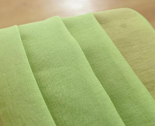 Green | Yellow Gradient Colored Window Curtains For Living Room | Bedroom | Kitchen Tulle Curtains - Kalsord