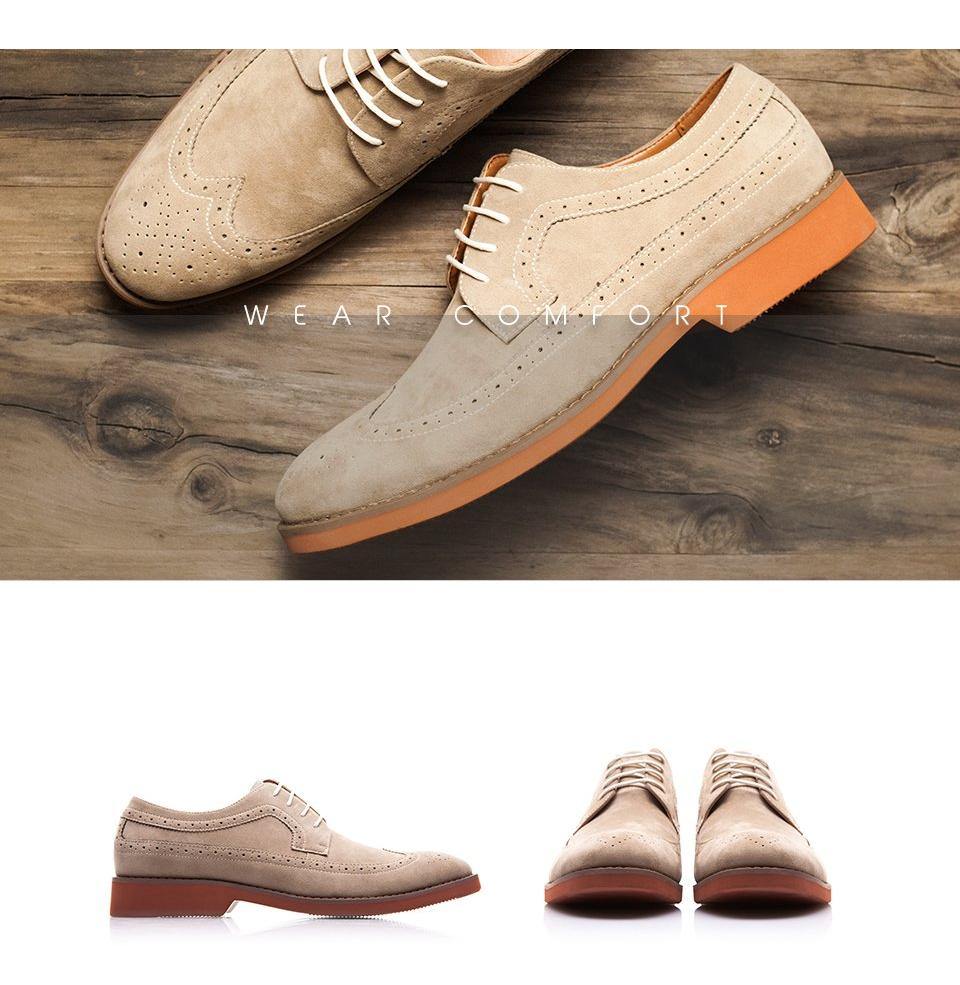 Men's Classic Brogue Shoes - Kalsord