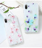 Floral Design Case For iPhone X 7 8 6 Plus 6 6s 5s 5 SECases - Kalsord
