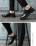 Men's Black Slip-On Dress Shoe - Kalsord