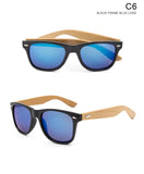 Wooden Frame Retro Sunglassessunglasses - Kalsord