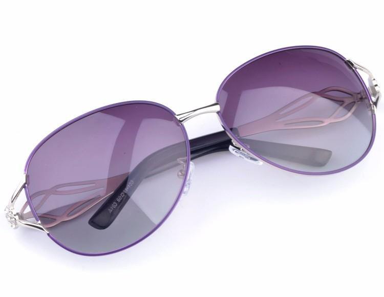 Women's Polarized Crystal Frame Sunglassessunglasses - Kalsord