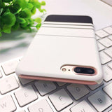 Simple Stripe Grid Phone Case For iPhone X 8 7 Plus XR XS Max 6 6S PlusCases - Kalsord