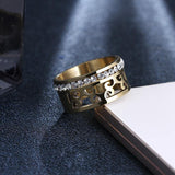 Women's Hollow Design Zircon RingRings - Kalsord