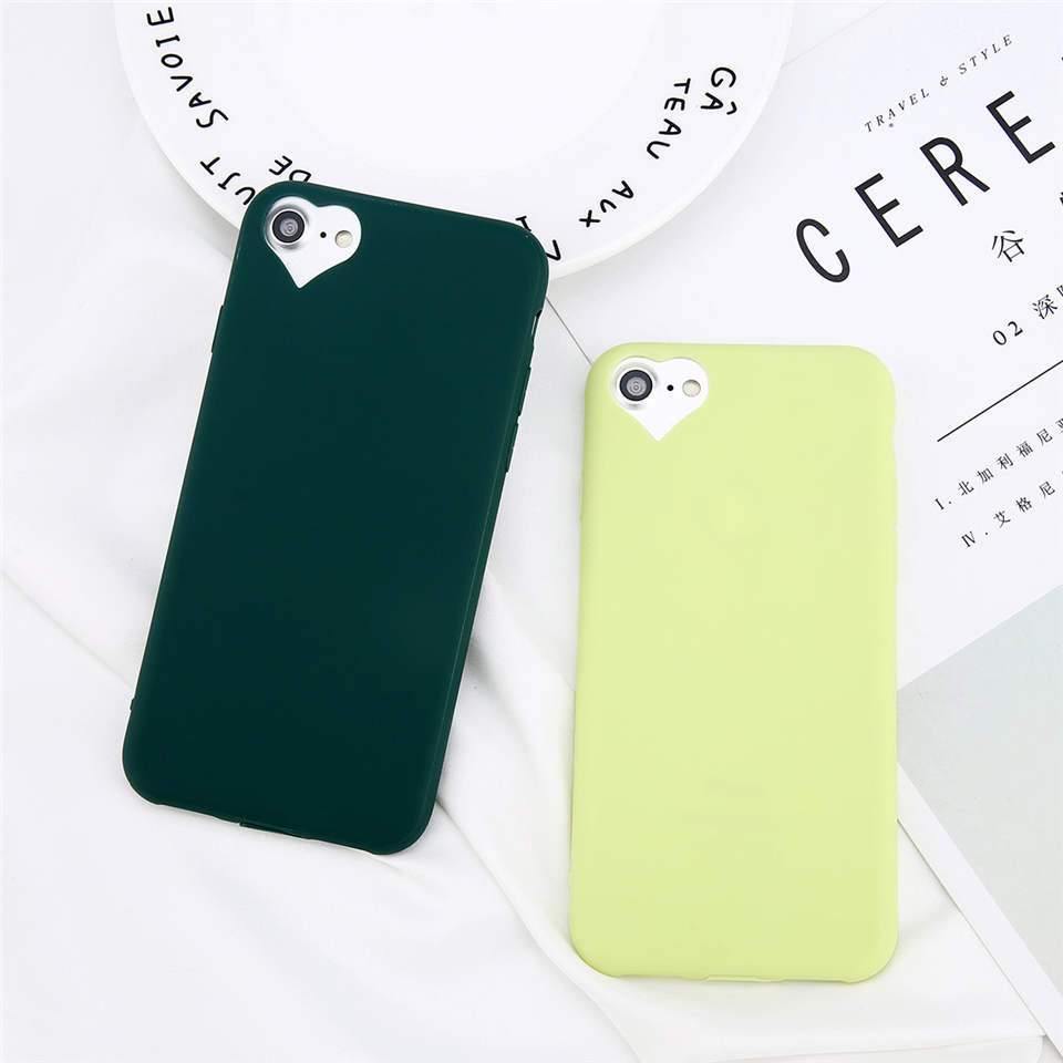 Candy Color Love | Heart Phone Case For iPhone 6 7 8 Plus X 8 7 6 6S 5 5s 5ECases - Kalsord