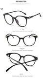 Simplistic Round Colored Frame Optical Glassessunglasses - Kalsord