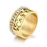 Women's Hollow Design Zircon RingRings - Kalsord