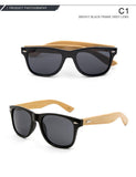 Wooden Frame Retro Sunglassessunglasses - Kalsord