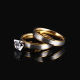 Women's Wedding | Engagement Shiny Zircon RingRings - Kalsord