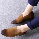 Men's Pointed Toe Gradient Slip-On Shoe | Loafer - Kalsord