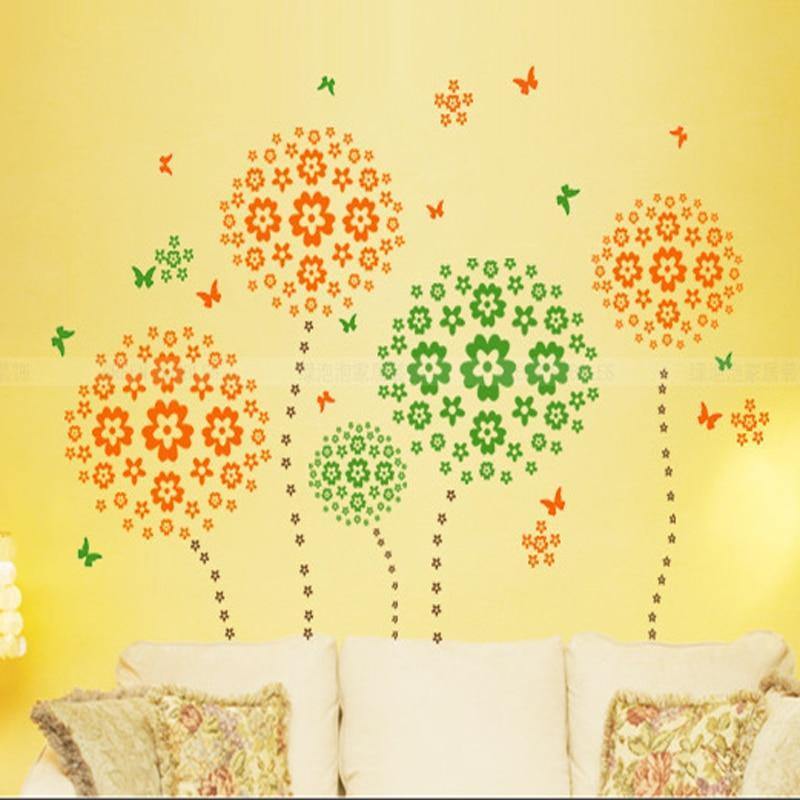 Flowers DIY Removable Wall Sticker Decal Home Bedroom | Living Room | Kids - Kalsord