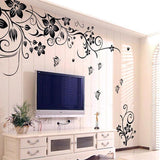 DIY Wall Art Decal Decoration Flower Wall Sticker Home Decor 3D Wallpaper - Kalsord