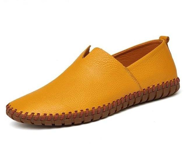 Men's Italian Style Genuine Leather Slip On Shoe | Loafer - Kalsord