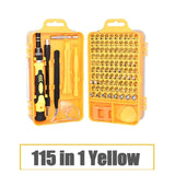 KINDLOV 112 in 1 Screwdriver Set of Screw Driver Bit Set Multi-function Precision Mobile Phone Repair Device Hand Tools Torx Hex