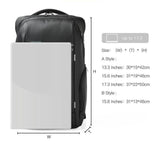 15 inch Laptop Backpacks USB Charging Anti Theft Backpack Men Travel/Business Water Repellent Backpack