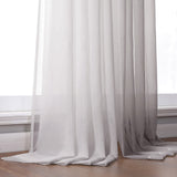 LISM White Curtain Tulle Curtains for Living Room Decoration Bedroom Curtains for the Room Kitchen Finished Window Treatment