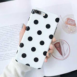 Polka Dot Phone Case For iPhone XS XR XS Max X 6 6S 7 8 Pluscases - Kalsord