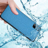 #2 Fabric Cloth Phone Case For Samsung Galaxy S10 5G S10e S9 S8 Plus A Series Slim Soft Bumper Hard PC Back Cover