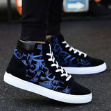 Men's Fashion Vulcanized Lace-Up Canvas Sneaker - Kalsord
