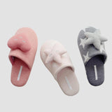 Women's Cute 3D Decorative Shapes Cotton Breathable Slipper