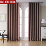Black, Coffee, Light Grey, Red Modern Blackout Curtains for living room | bedroom - Kalsord