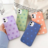 Multicolor Dot Case Soft TPU Case/Cover For iPhone