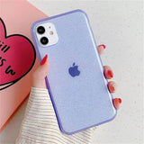 Neon Fluorescent Shining Phone Case For iPhone 11 Pro Max X XR X Max Soft TPU Solid Color Clear Back Cover For iPhone 7 8 Plus