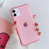 Neon Fluorescent Shining Phone Case For iPhone 11 Pro Max X XR X Max Soft TPU Solid Color Clear Back Cover For iPhone 7 8 Plus