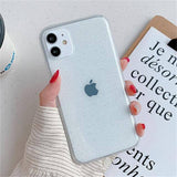 Neon Fluorescent Shining Phone Case For iPhone 11 Pro Max X XR X Max Soft TPU Solid Color Clear Back Cover For iPhone 7 8 Plus