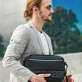 Men's Nylon Messenger | Crossbody Bag Fits 9.7 iPad | High Quality Water Resistent Shoulder Bag - Kalsord