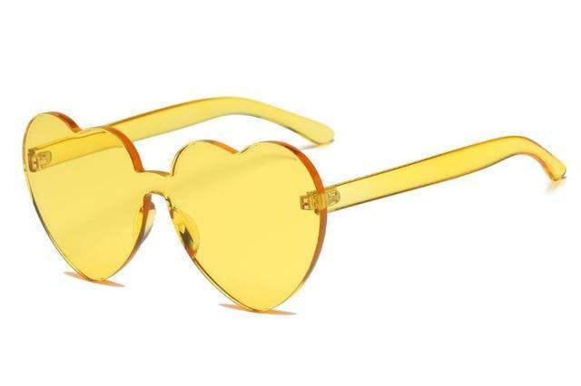 Women's Rimless Fashion Vintage Love | Heart Sunglassessunglasses - Kalsord
