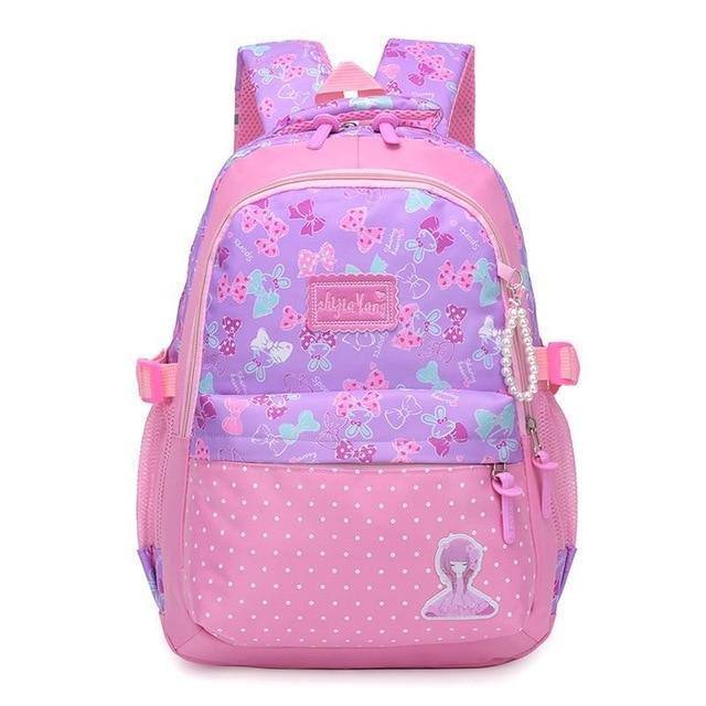 Cute Flowers School Bag/Backpack For Kids/Girls- 5 Colors - Kalsord