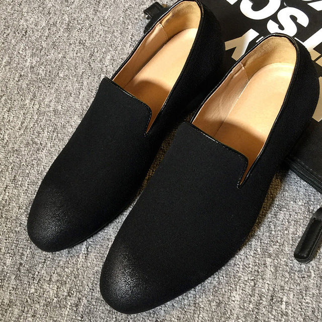 Men's Pointed Toe Gradient Slip-On Shoe | Loafer - Kalsord
