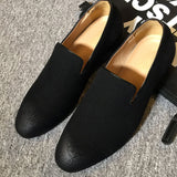Men's Pointed Toe Gradient Slip-On Shoe | Loafer - Kalsord