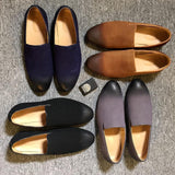 Men's Pointed Toe Gradient Slip-On Shoe | Loafer - Kalsord