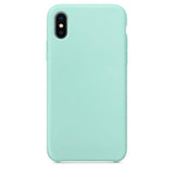 Rainbow | Candy Colored Silicone Case For iPhone XR X XS Max 11 Pro 11 Pro Max 7 Plus 8 Plus 6 6s- Stone Sea Blue Emerald Green Royal Blue Apricot Orange Lilac Purple Yellow Camellia Lemon Yellowcases - Kalsord