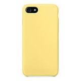 Rainbow | Candy Colored Silicone Case For iPhone XR X XS Max 11 Pro 11 Pro Max 7 Plus 8 Plus 6 6s- Stone Sea Blue Emerald Green Royal Blue Apricot Orange Lilac Purple Yellow Camellia Lemon Yellowcases - Kalsord