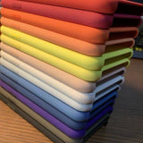 Rainbow | Candy Colored Silicone Case For iPhone XR X XS Max 11 Pro 11 Pro Max 7 Plus 8 Plus 6 6s- Stone Sea Blue Emerald Green Royal Blue Apricot Orange Lilac Purple Yellow Camellia Lemon Yellowcases - Kalsord