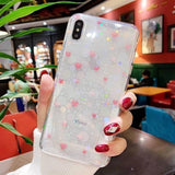 Gradient Wave Glittering Phone Case For Iphone 7 8 Plus 6s X XS 6 6scases - Kalsord
