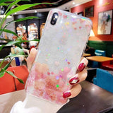 Gradient Wave Glittering Phone Case For Iphone 7 8 Plus 6s X XS 6 6scases - Kalsord