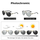 Photochromic Day Night Vision Polarized Driver Sunglasses Gogglessunglasses - Kalsord