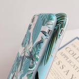 Blue Turquoise Retro Leaf Case/Cover For iPhonecases - Kalsord