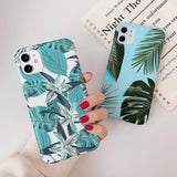 Blue Turquoise Retro Leaf Case/Cover For iPhonecases - Kalsord
