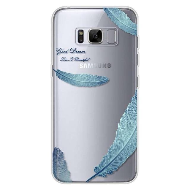 Floral Transparent Silicone Case For Samsung Galaxy S8cases - Kalsord