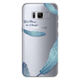 Floral Transparent Silicone Case For Samsung Galaxy S8cases - Kalsord
