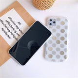 TPU Silicone Polka | Hearts | Love Case For iPhone 7 8 Plus XS Max XR XS 6 6S Plus  11 11 pro 11 pro Maxcases - Kalsord