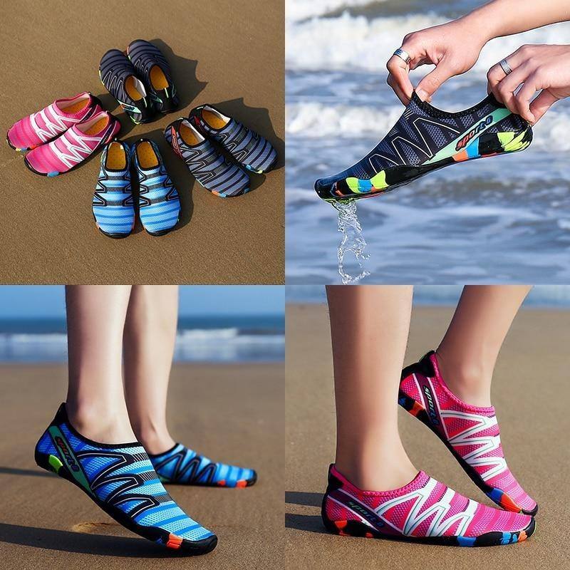 #1 Flexible Quick-Drying Breathable Swimming Aqua Shoes/Sneakers For Beach Walking