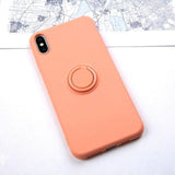 Soft Silicone Case W/ Ring Holder | Kickstand For iPhone 11 Pro iPhone 11 XS Max 6 Plus 7 Plus 8 Plus XR X 7 8 6 S 6S Pluscases - Kalsord